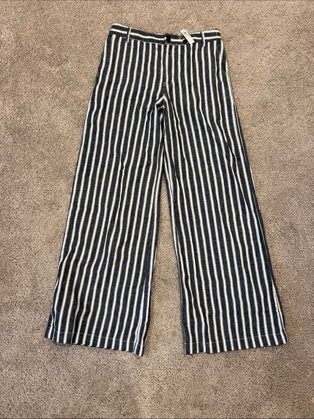 Madewell Zoe Wide Leg Relaxex Linen Pants